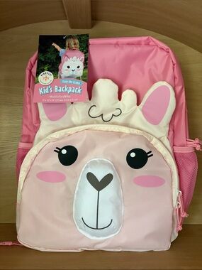 ✨$10✨NWT• Izzie the Llama Kid’s Backpack | Pink/Cream | 11" x 4.5" x 14"